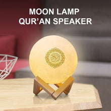 Load image into Gallery viewer, Moon Quran Speaker Light, Portable Quran Speaker APP Control Remote Small Moon Light Night Light with Bluetooth