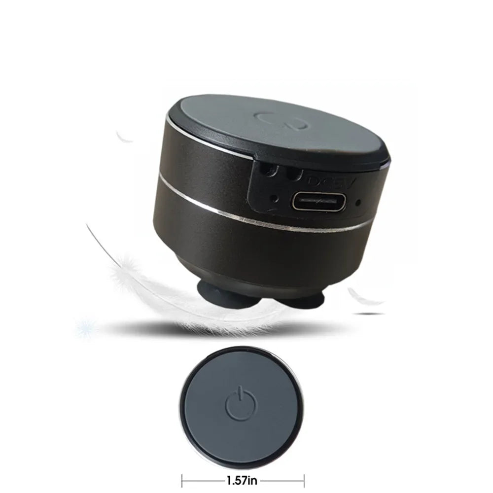 Mini Bone Conduction Speaker Vibration Stereo Audio Digital TWS Wireless Bluetooth Speakers Portable Metal Speaker