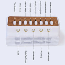 Load image into Gallery viewer, Portable White Noise BT Speaker Timer Sleeping Aid Speaker BT 5.0 Nature Sound Music Box for Bedroom Living Room Bedside