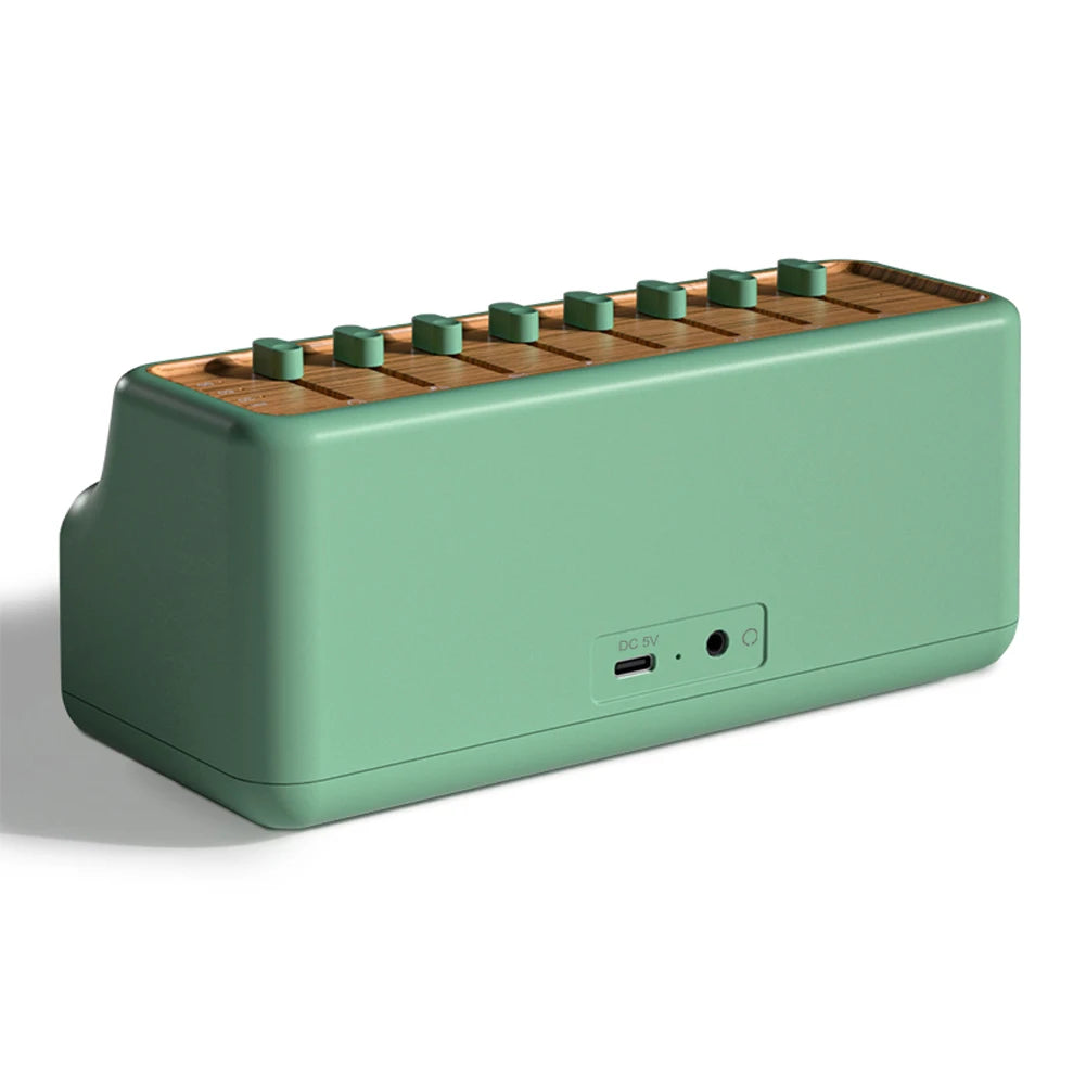 Portable White Noise BT Speaker Timer Sleeping Aid Speaker BT 5.0 Nature Sound Music Box for Bedroom Living Room Bedside