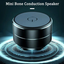Load image into Gallery viewer, Mini Bone Conduction Speaker Vibration Stereo Audio Digital TWS Wireless Bluetooth Speakers Portable Metal Speaker