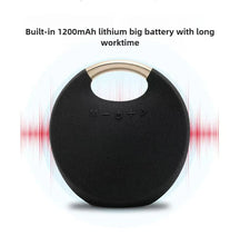 Load image into Gallery viewer, Handle Design Wireless Bluetooth Speaker Fabric Portable Sound Box AUX/TF Card/USB Support for Outdoor Travel Desktop Xmas Gifts