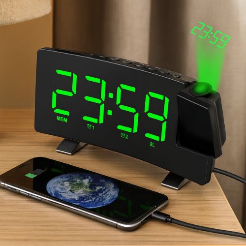 Projecting Digital Alarm Clock
